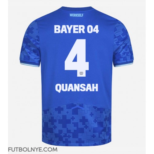Camiseta Bayer Leverkusen Jarell Quansah #4 Tercera Equipación 2025-26 manga corta